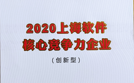 上海嘉扬荣膺“上海软件核心竞争力企业”称号