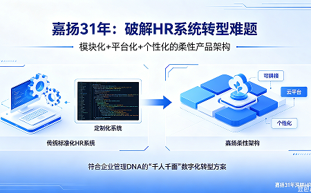 个性化定制与标准化产品的平衡之道:嘉扬如何实现“千人千面”的HR系统?